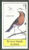 Bernera 1982 Birds #17 (Le Rouge Gorge) imperf,souvenir sheet (£1 value) unmounted mint
