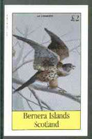 Bernera 1982 Birds #17 (La Cresserelle) imperf,deluxe sheet (£2 value) unmounted mint