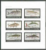 Staffa 1982 Fish #05 imperf set of 6 values (15p to 75p) unmounted mint