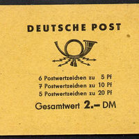 Germany - East 1960 Five Year Plan 2 Dm booklet complete and fine SG ESB3)