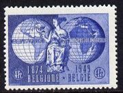 Belgium 1949 75th Anniversary of Universal Postal Union unmounted mint, SG 1296