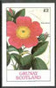 Grunay 1982 Flowers #04 (Rosea Gallica) imperf deluxe sheet (£2 value) unmounted mint