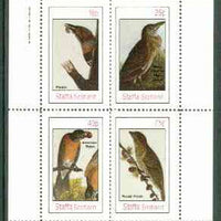 Staffa 1982 Birds #58 (Heron, Robin, etc) perf set of 4 values (10p to 75p) unmounted mint