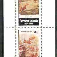 Bernera 1982 Squirrels #2 perf,set of 2 values (40p & 60p) unmounted mint