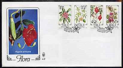 South West Africa 1990 Flora set of 4 on unaddressed illustrated cover with special 'flower' first day cancel, SG 534-37