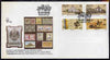 South West Africa 1988 Centenary of Postal Service set of 4 on unaddressed illustrated cover with special first day cancel, SG 495-98
