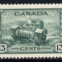 Canada 1942-48 KG6 War Effort 13c Tank unmounted mint SG 384