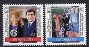 Seychelles 1986 Royal Wedding set of 2 unmounted mint, SG 651-52