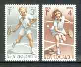 New Zealand 1972 Health - Tennis set of 2 unmounted mint, SG 987-88*