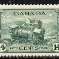 Canada 1942-48 KG6 War Effort 14c Tank unmounted mint SG 385