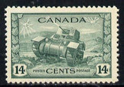 Canada 1942-48 KG6 War Effort 14c Tank unmounted mint SG 385