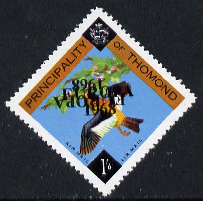 Thomond 1968 Bird 1s6d (Diamond shaped) with 'Europa 1968' overprint doubled, one inverted unmounted mint