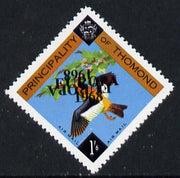 Thomond 1968 Bird 1s6d (Diamond shaped) with 'Europa 1968' overprint doubled, one inverted unmounted mint