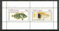 Staffa 1982 Fish #10 (Novaculichtys & Lepidaplois) perf,set of 2 values (40p & 60p) unmounted mint