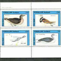 Eynhallow 1982 Birds #20 (Gull, Turnstone, Kittiwake & Diver) perf set of 4 values unmounted mint