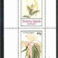 Bernera 1982 Flowers #15 (Chorizema & Carolinea) perf,set of 2 values (40p & 60p) unmounted mint
