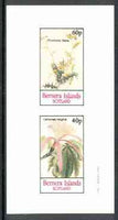 Bernera 1982 Flowers #15 (Chorizema & Carolinea) imperf,set of 2 values (40p & 60p) unmounted mint
