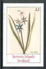 Bernera 1982 Flowers #15 (Scilla amena) imperf,deluxe sheet (£2 value) unmounted mint