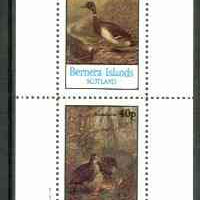 Bernera 1982 Birds #29 (Mallard & Woodcock) perf,set of 2 values (40p & 60p) unmounted mint