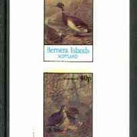 Bernera 1982 Birds #29 (Mallard & Woodcock) imperf,set of 2 values (40p & 60p) unmounted mint