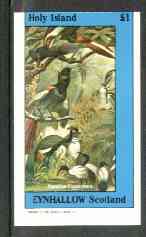 Eynhallow 1982 Birds #08 (Paradise Flycatchers) imperf souvenir sheet (£1 value) unmounted mint
