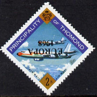 Thomond 1968 Jet Liner 2s (Diamond shaped) with 'Europa 1968' overprint inverted unmounted mint
