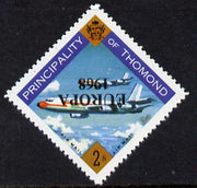 Thomond 1968 Jet Liner 2s (Diamond shaped) with 'Europa 1968' overprint inverted unmounted mint