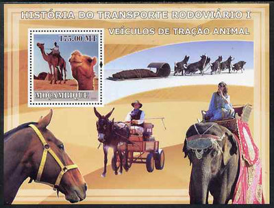 Mozambique 2009 History of Transport - Road Transport #01 perf m/sheet unmounted mint