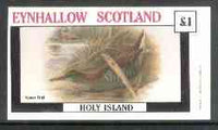 Eynhallow 1982 Water Rail imperf souvenir sheet (£1 value) unmounted mint