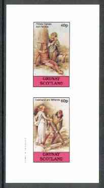 Grunay 1982 Shakespeare Characters (Perdita & Miranda) imperf set of 2 unmounted mint