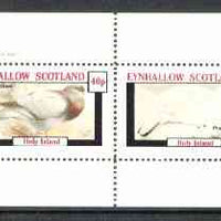 Eynhallow 1982 Birds #21 (Dove & Ptarmigan) perf,set of 2 values (40p & 60p) unmounted mint