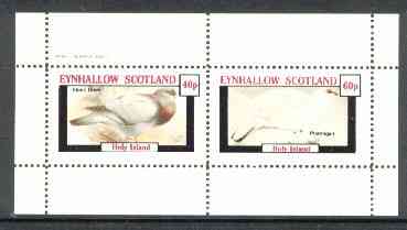 Eynhallow 1982 Birds #21 (Dove & Ptarmigan) perf,set of 2 values (40p & 60p) unmounted mint