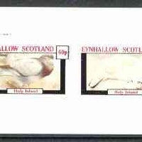 Eynhallow 1982 Birds #21 (Dove & Ptarmigan) imperf,set of 2 values (40p & 60p) unmounted mint