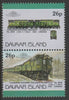 Davaar Island 1983 Locomotives #1 Canadian National Class V1-a loco No.9000 26p perf se-tenant pair overprinted SPECIMEN unmounted mint