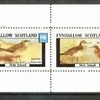 Eynhallow 1982 Birds #22 (Pratincole & Sandpiper) perf set of 2 values unmounted mint