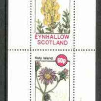 Eynhallow 1982 Flowers #12 (Genista & Aster) perf set of 2 values unmounted mint