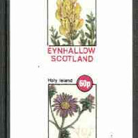 Eynhallow 1982 Flowers #12 (Genista & Aster) imperf set of 2 values unmounted mint