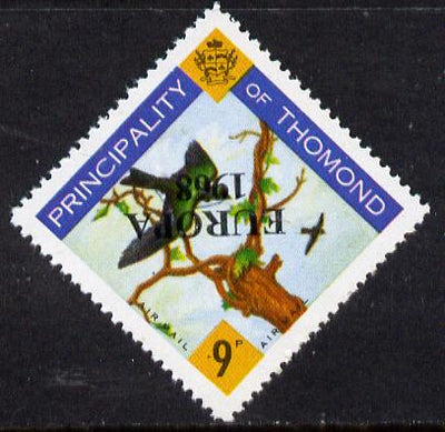 Thomond 1968 Martin 9d (Diamond-shaped) with 'Europa 1968' overprint inverted unmounted mint