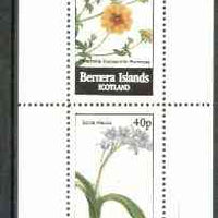 Bernera 1982 Flowers #16 (Potentilla & Scilla) perf,set of 2 values (40p & 60p) unmounted mint