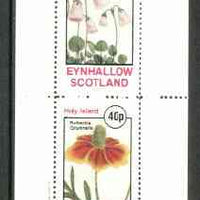 Eynhallow 1982 Flowers #14 (Soldanella &Rudbeckia) perf set of 2 values unmounted mint