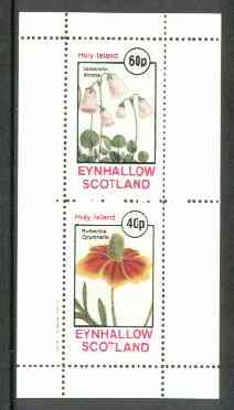 Eynhallow 1982 Flowers #14 (Soldanella &Rudbeckia) perf set of 2 values unmounted mint