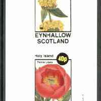 Eynhallow 1982 Flowers #15 (Phlomis & Peonia) imperf set of 2 values unmounted mint