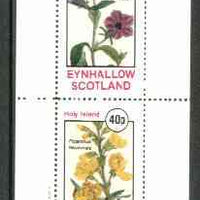 Eynhallow 1982 Flowers #16 (Nierembergia & Piptanthus) perf set of 2 values unmounted mint