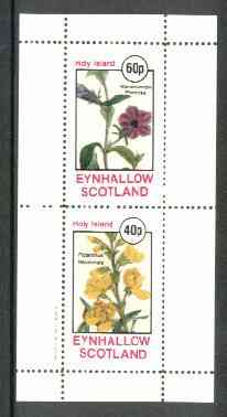 Eynhallow 1982 Flowers #16 (Nierembergia & Piptanthus) perf set of 2 values unmounted mint