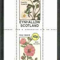 Eynhallow 1982 Flowers #17 (Potentilla & Malva) perf set of 2 values unmounted mint