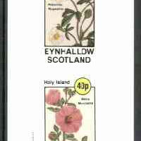 Eynhallow 1982 Flowers #17 (Potentilla & Malva) imperf set of 2 values unmounted mint