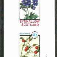 Eynhallow 1982 Flowers #18 (Geranium & Flower) imperf set of 2 values unmounted mint