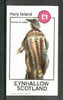 Eynhallow 1982 Costumes #02 (Puebla Man) imperf souvenir sheet (£1 value) unmounted mint