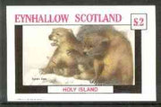 Eynhallow 1982 Animals #11 (Syrian Bears) imperf deluxe sheet (£2 value) unmounted mint