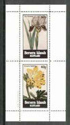 Bernera 1982 Flowers #17 (Iris & Fumaria) perf,set of 2 values (40p & 60p) unmounted mint